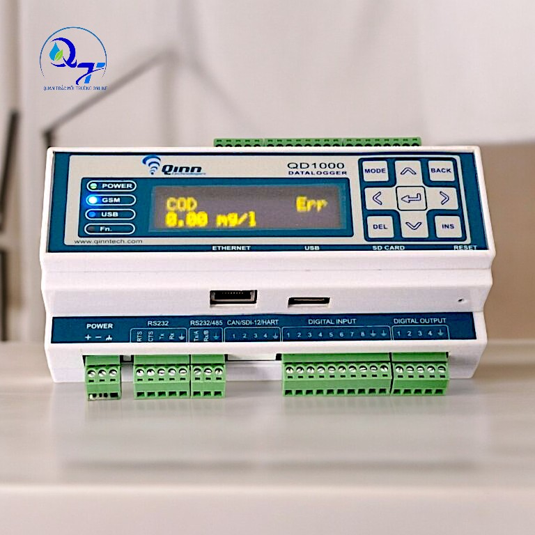 THIẾT BỊ DATA LOGGER QD1000 THIẾT BỊ GHI NHẬN VÀ TRUYỀN DỮ LIỆU