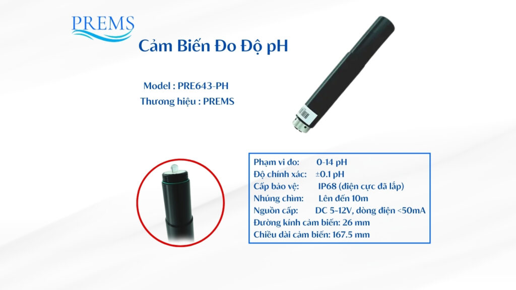 Cảm biến đo pH công nghiệp PRE643-PH