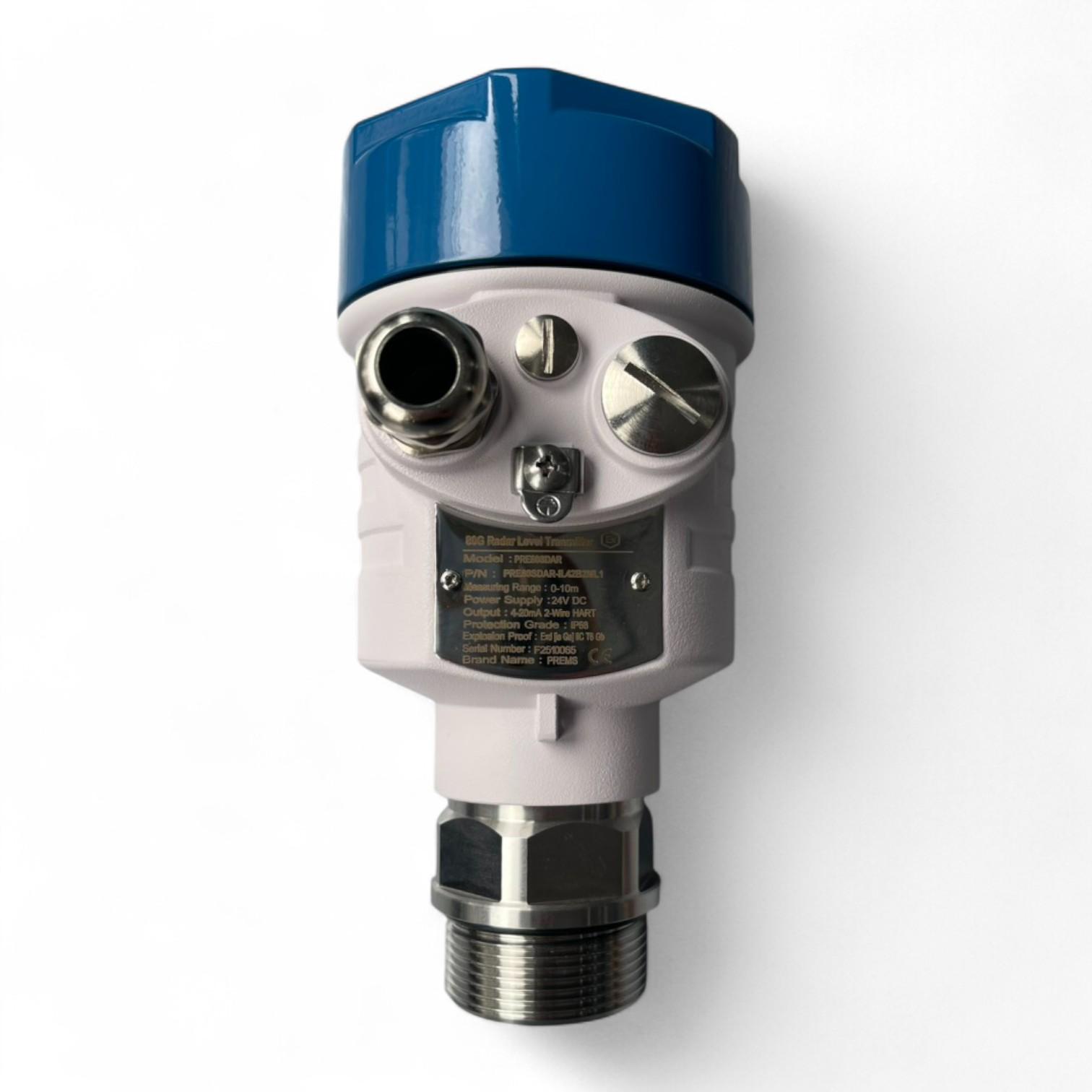 Cảm biến đo mức radar PRE80SDAR trong bồn chứa dầu